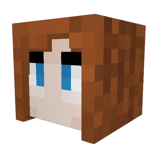 calixte360 Minecraft avatar head, 3D render