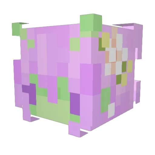 caliy Minecraft avatar head, 3D render