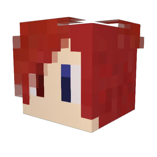 call0430 Minecraft avatar head, 3D render