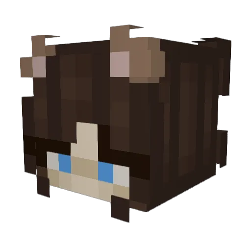 calla8131 Minecraft avatar head, 3D render