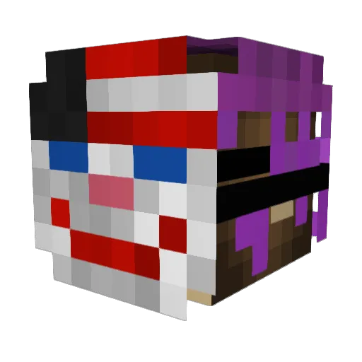 callahann Minecraft avatar head, 3D render