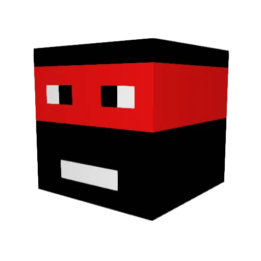 callaistheone Minecraft avatar head, 3D render