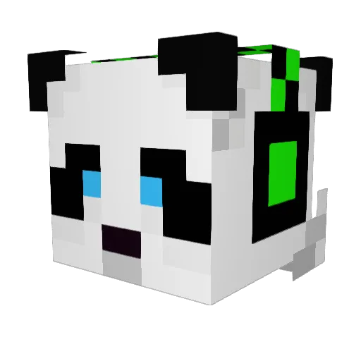 calle_n Minecraft avatar head, 3D render