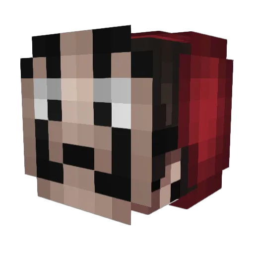 calledCharly Minecraft avatar head, 3D render
