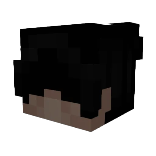 calledspeed Minecraft avatar head, 3D render