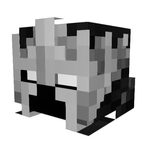 callenture Minecraft avatar head, 3D render