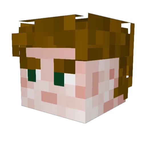 callingcambo Minecraft avatar head, 3D render