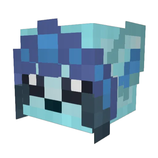calliteki Minecraft avatar head, 3D render