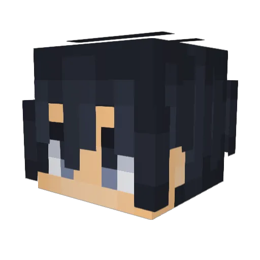 callmeOreo1 Minecraft avatar head, 3D render