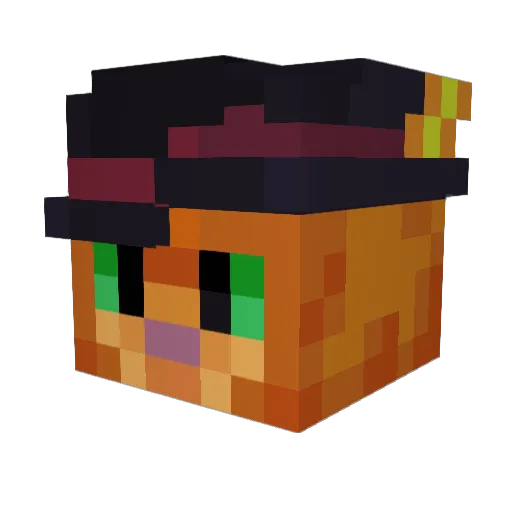 callmecysper Minecraft avatar head, 3D render