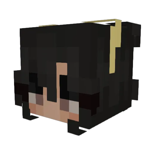 callmemaui Minecraft avatar head, 3D render