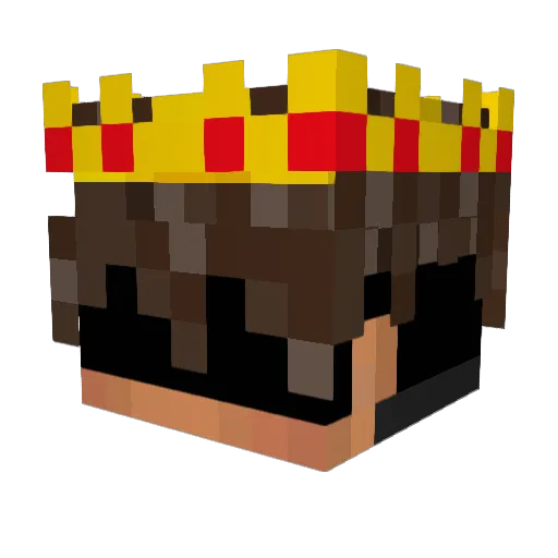 callmerelux Minecraft avatar head, 3D render