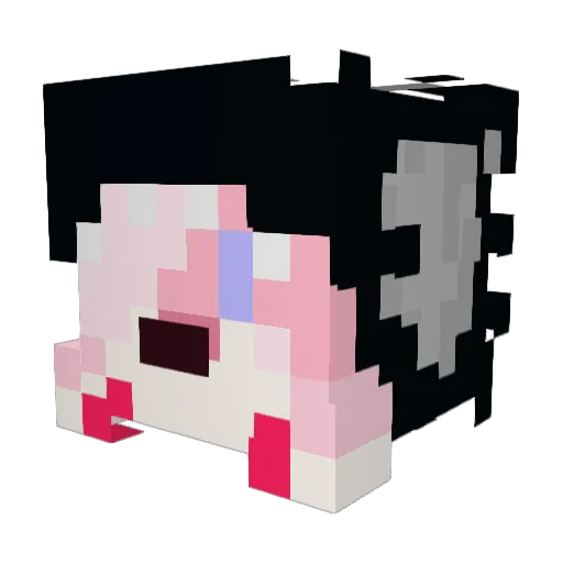 callmesirkota Minecraft avatar head, 3D render