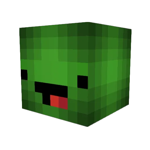 callofbooty_ Minecraft avatar head, 3D render