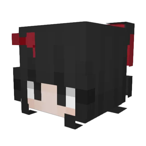 callrahee Minecraft avatar head, 3D render