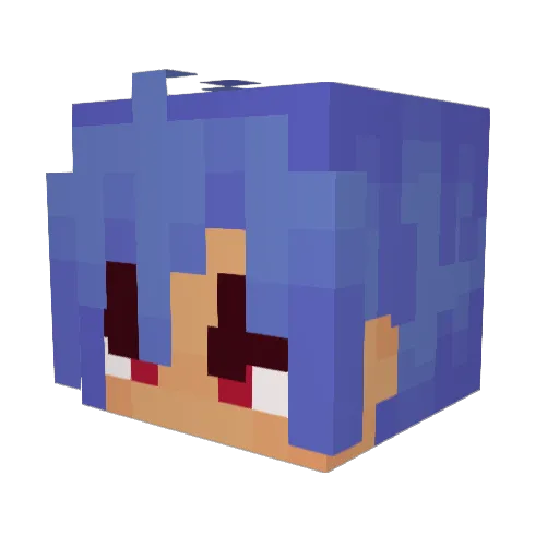 callumfffff Minecraft avatar head, 3D render