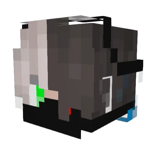 callumjames11 Minecraft avatar head, 3D render