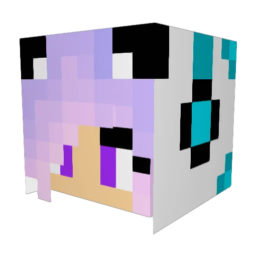 cally0812 Minecraft avatar head, 3D render