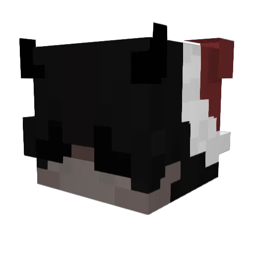 calmelf Minecraft avatar head, 3D render