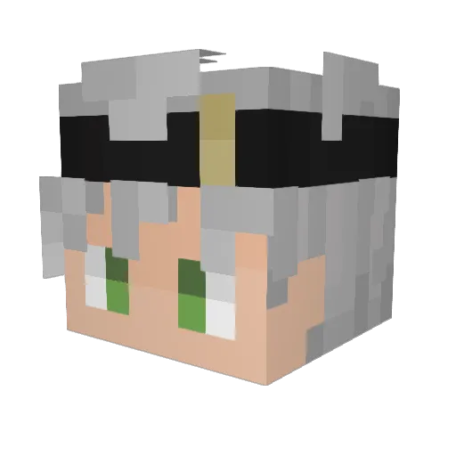 calmfhd Minecraft avatar head, 3D render