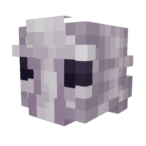 calmfit Minecraft avatar head, 3D render