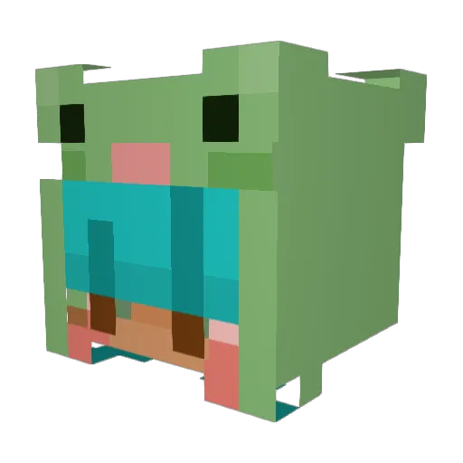 calmh1 Minecraft avatar head, 3D render