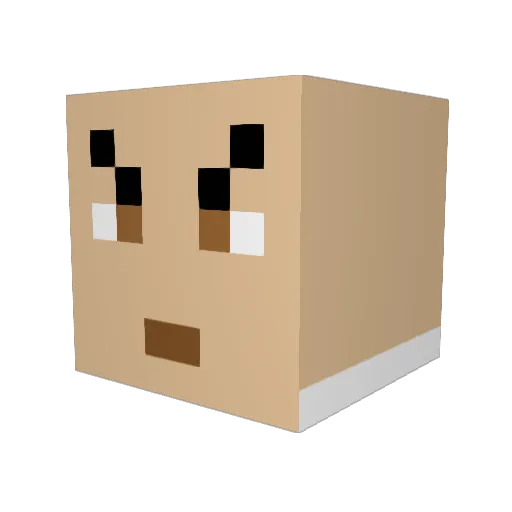 calstar444 Minecraft avatar head, 3D render