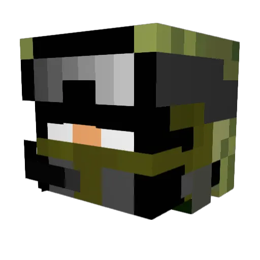caltheslayer1 Minecraft avatar head, 3D render