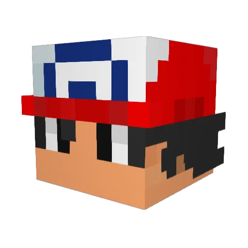 calub_heileman Minecraft avatar head, 3D render