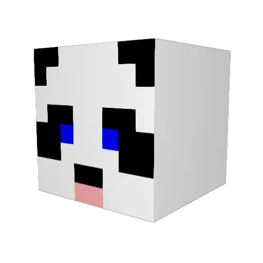 calubethegrate Minecraft avatar head, 3D render