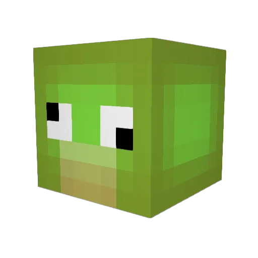 calumhall Minecraft avatar head, 3D render