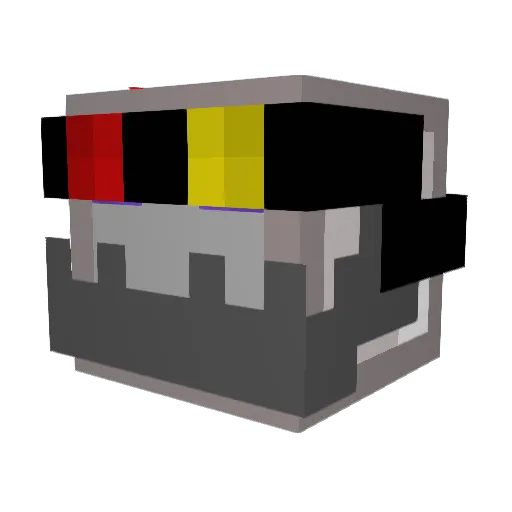 calupti Minecraft avatar head, 3D render