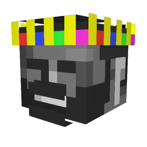 calus_x Minecraft avatar head, 3D render