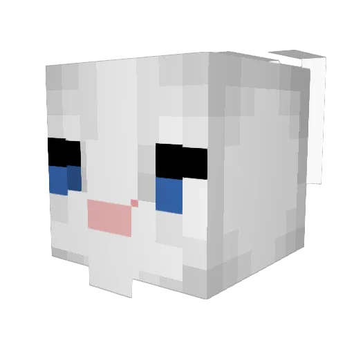 calvinlacock Minecraft avatar head, 3D render