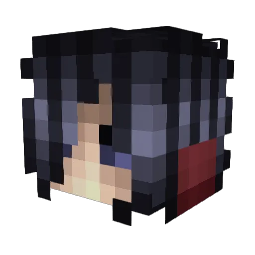 calxber Minecraft avatar head, 3D render