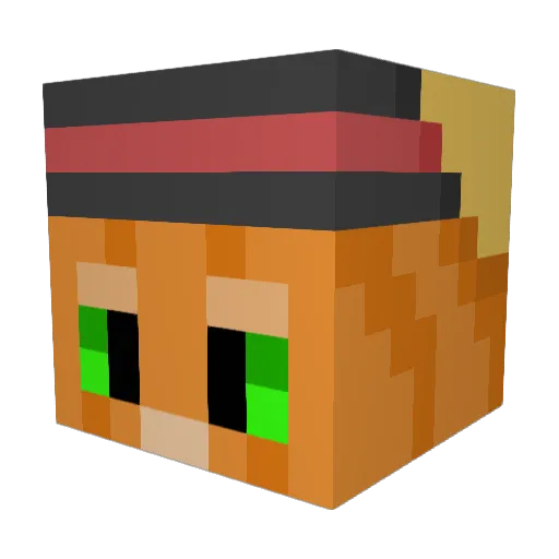 caly2300 Minecraft avatar head, 3D render