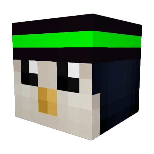 calynn09 Minecraft avatar head, 3D render