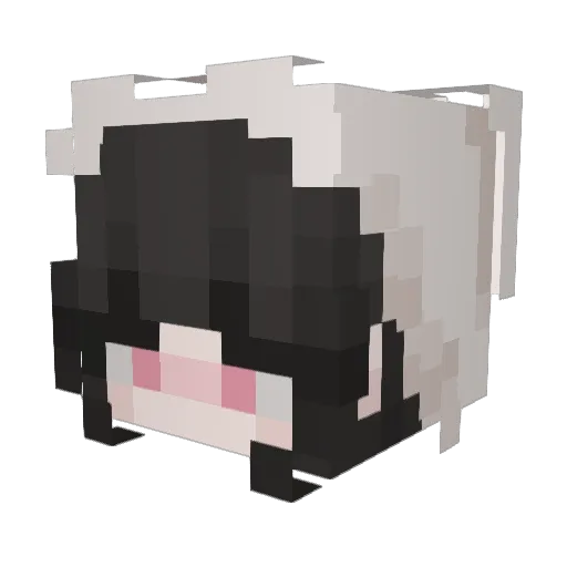 calypsom Minecraft avatar head, 3D render