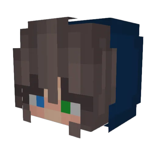 calypsonova8 Minecraft avatar head, 3D render