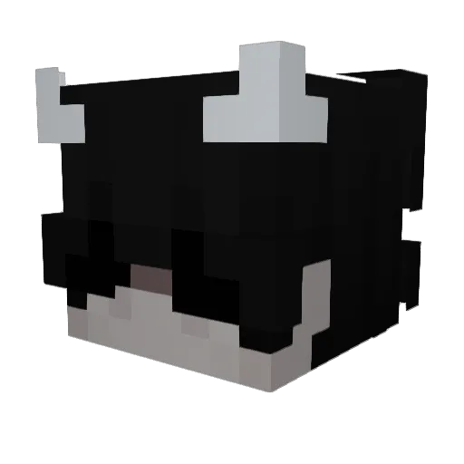 calyxr Minecraft avatar head, 3D render