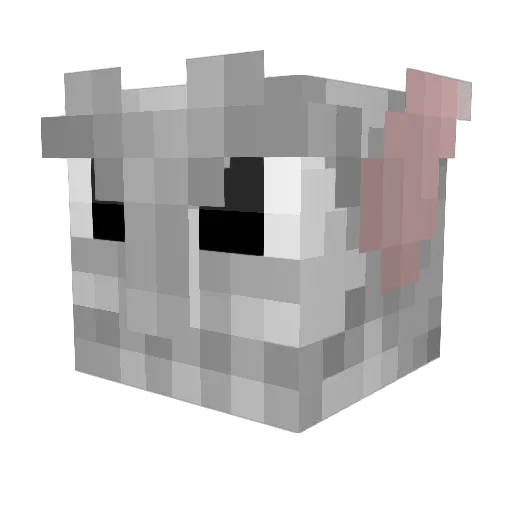 cam099 Minecraft avatar head, 3D render