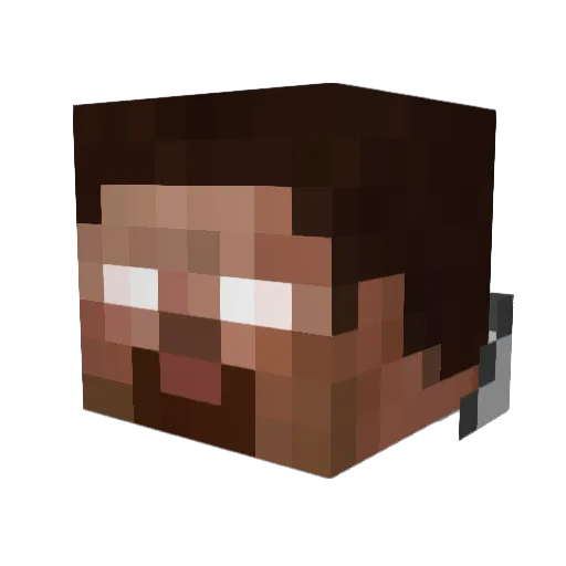 camboy1234 Minecraft avatar head, 3D render