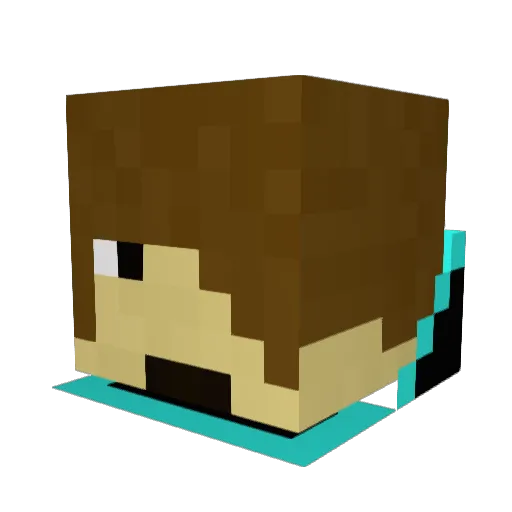 camboyx Minecraft avatar head, 3D render