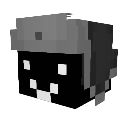 camcammagoo Minecraft avatar head, 3D render