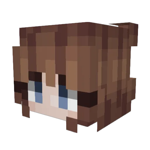 camcoxx Minecraft avatar head, 3D render