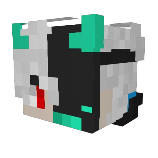 camden1322 Minecraft avatar head, 3D render