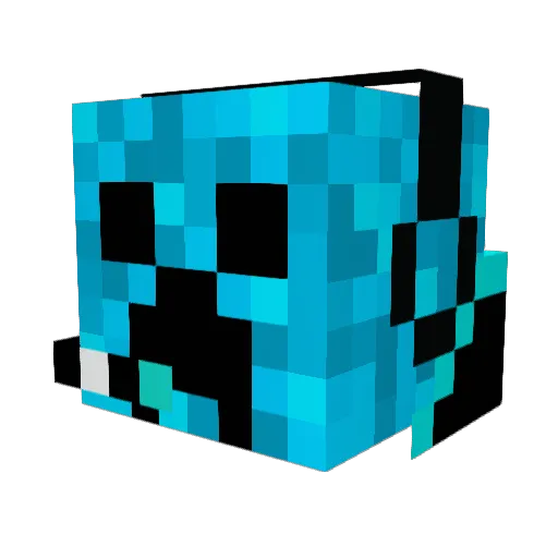 camel331 Minecraft avatar head, 3D render
