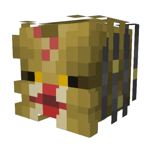 cameleon2611 Minecraft avatar head, 3D render