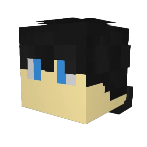 camelknuckles20 Minecraft avatar head, 3D render