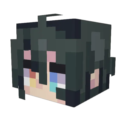 camelpainter1703 Minecraft avatar head, 3D render